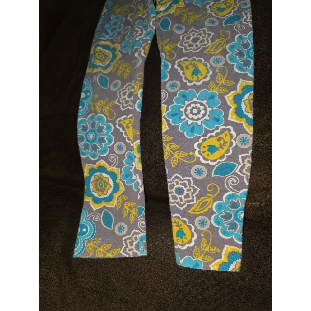 Emily rose lime floral dress and leggings set‎ outfit size 6